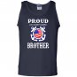 Funny proud us coast guard brother birthday gift Tank Top