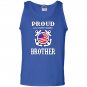 Funny proud us coast guard brother birthday gift Tank Top