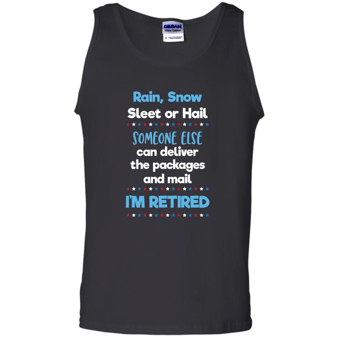 Funny retired postal worker mailman Tank Top