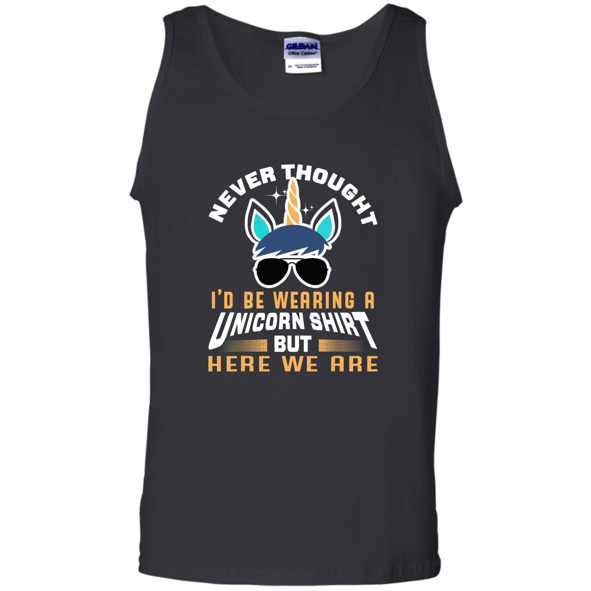 Funny unicorn for papa dad grandpa big brother Tank Top
