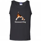 Funny yoga pose meditation animals downward dog Tank Top