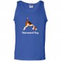 Funny yoga pose meditation animals downward dog Tank Top