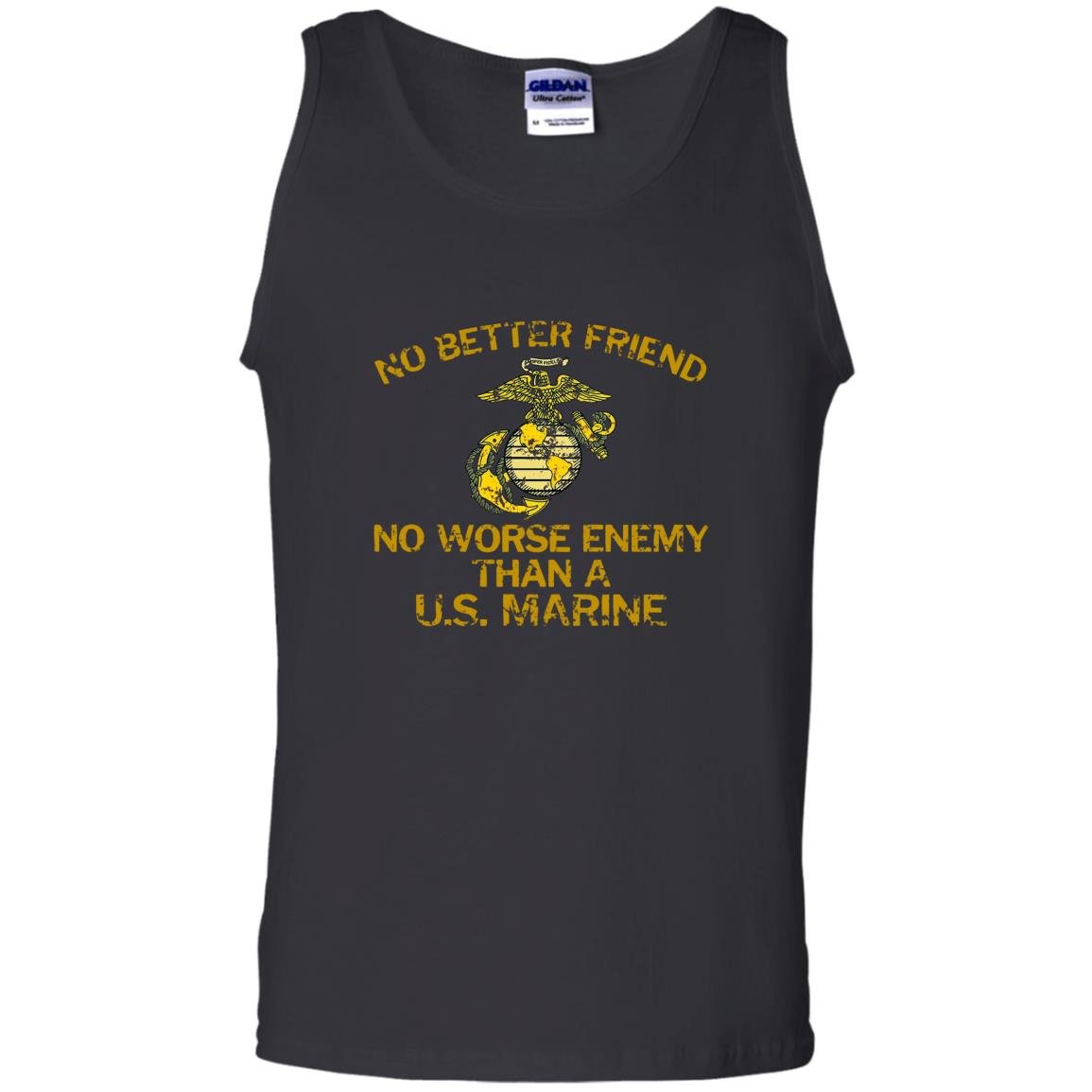 General mattis no better friend quote faded grunge Tank Top