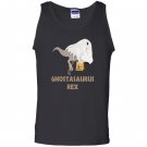 Ghostasaurus rex t-rex dinosaur ghost halloween Tank Top