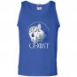 Ghost lone wolf in forest game day or winning the throne Tank Top