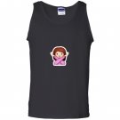 Girl emoji arms crossed x emoticon no brunette brown Tank Top
