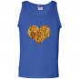 Gold sequins in a heart shape Tank Top