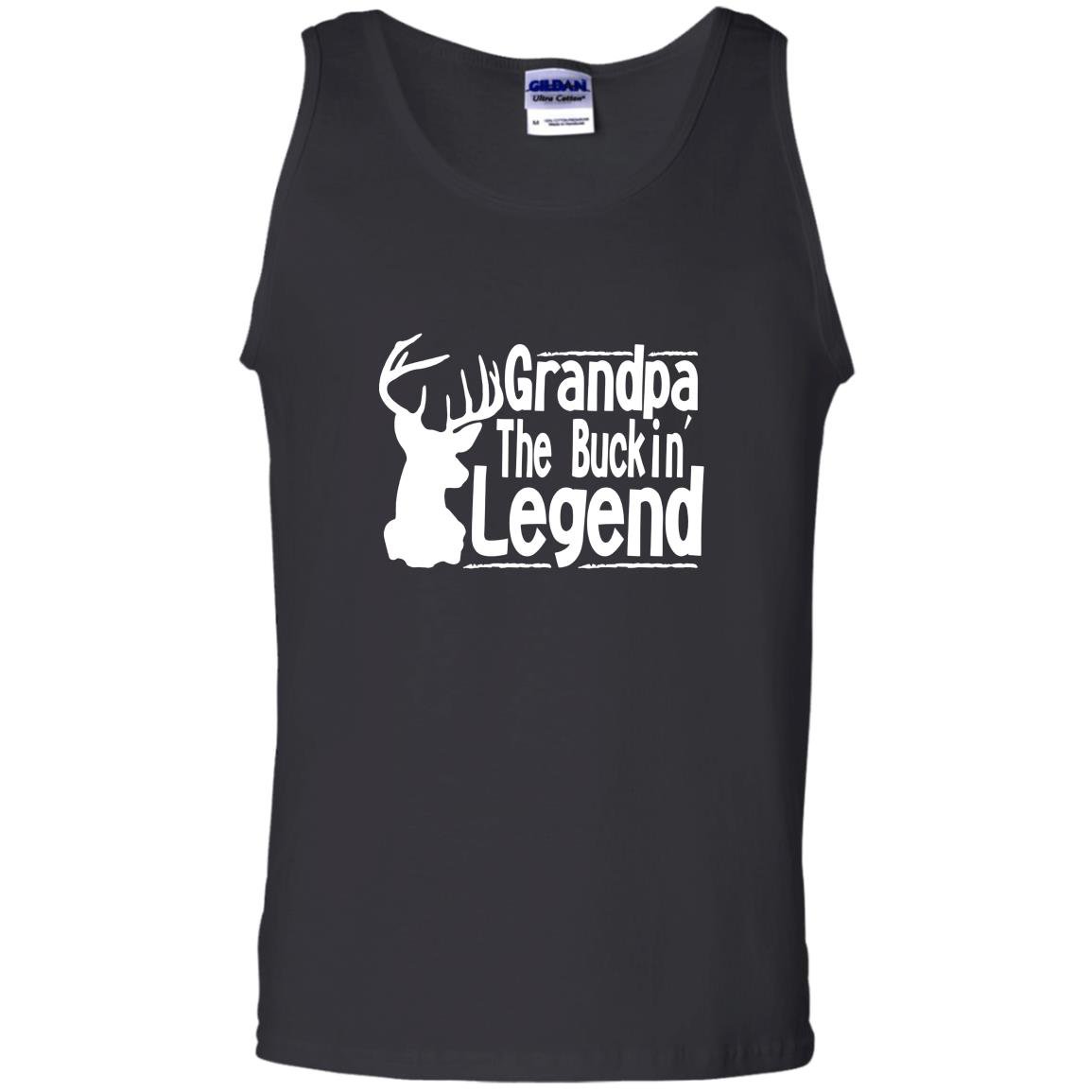 Grandpa the buckin legend deer hunter funny hunting Tank Top