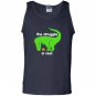 Green t-rex the struggle is real funny dinosaur t-rex Tank Top