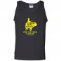 Guy on a buffalo punch that cougar in the face Tank Top