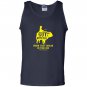 Guy on a buffalo punch that cougar in the face Tank Top