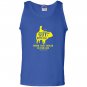 Guy on a buffalo punch that cougar in the face Tank Top