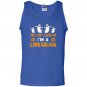 Halloween you cant scare me im a librarian Tank Top
