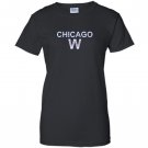 Chicago flag win vintage distressed style Women