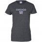 Chicago flag win vintage distressed style Women