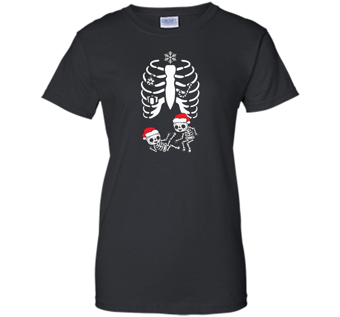 Christmas maternity twins xray pregnant skeleton Women