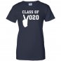 Class of 2020 peace sign school graduation Women