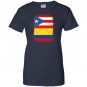Colombian puerto rican flag vintage colombia rico Women