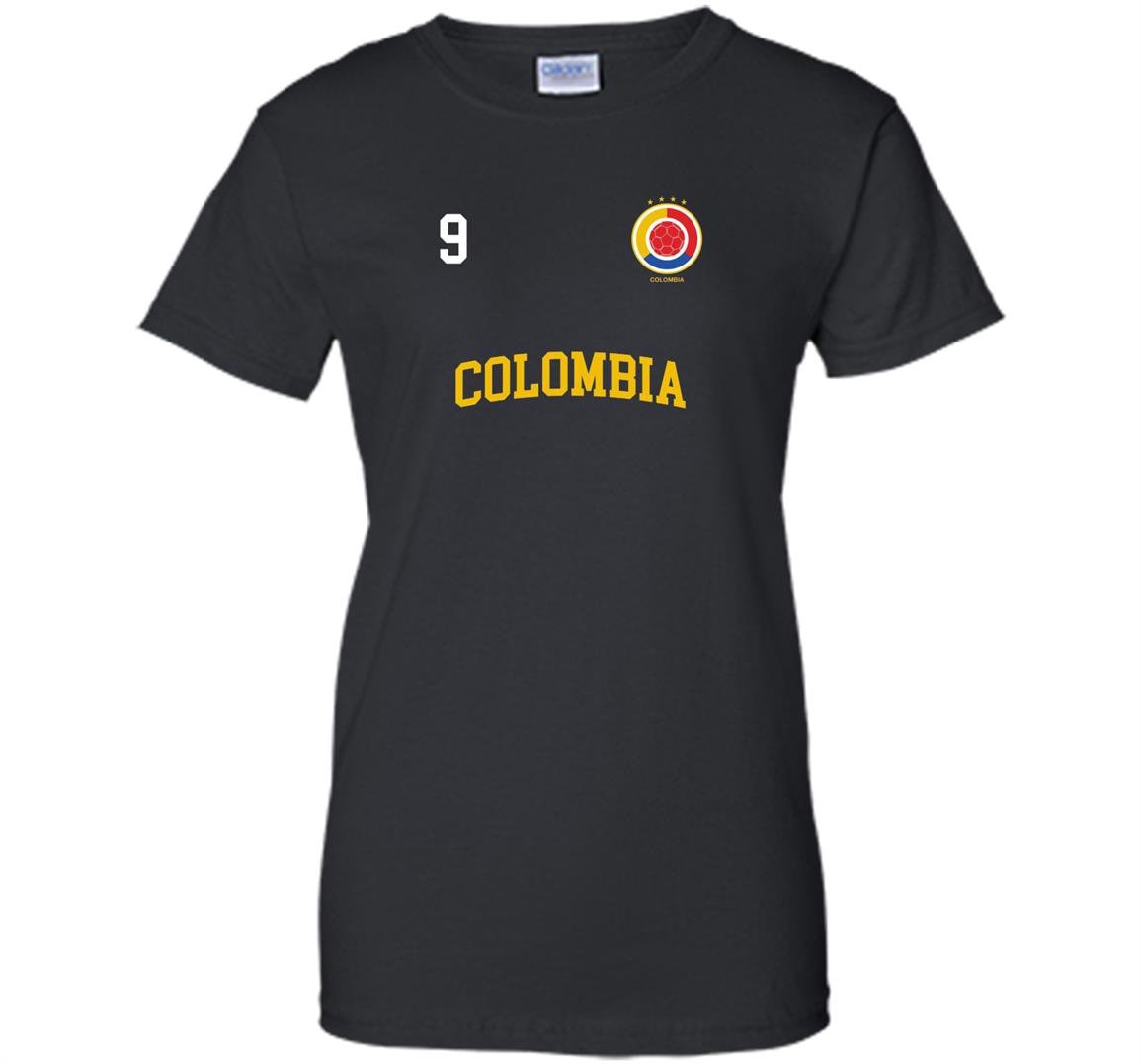 Colombia soccer no 9 colombian flag camiseta futbol Women