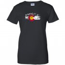 Colorado flag moutain vintage colorado day Women