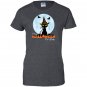 Crazy halloween cat lady funny cat in moon Women