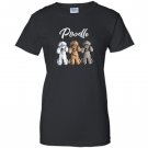 Cute poodle i caniche puppy dogs Women
