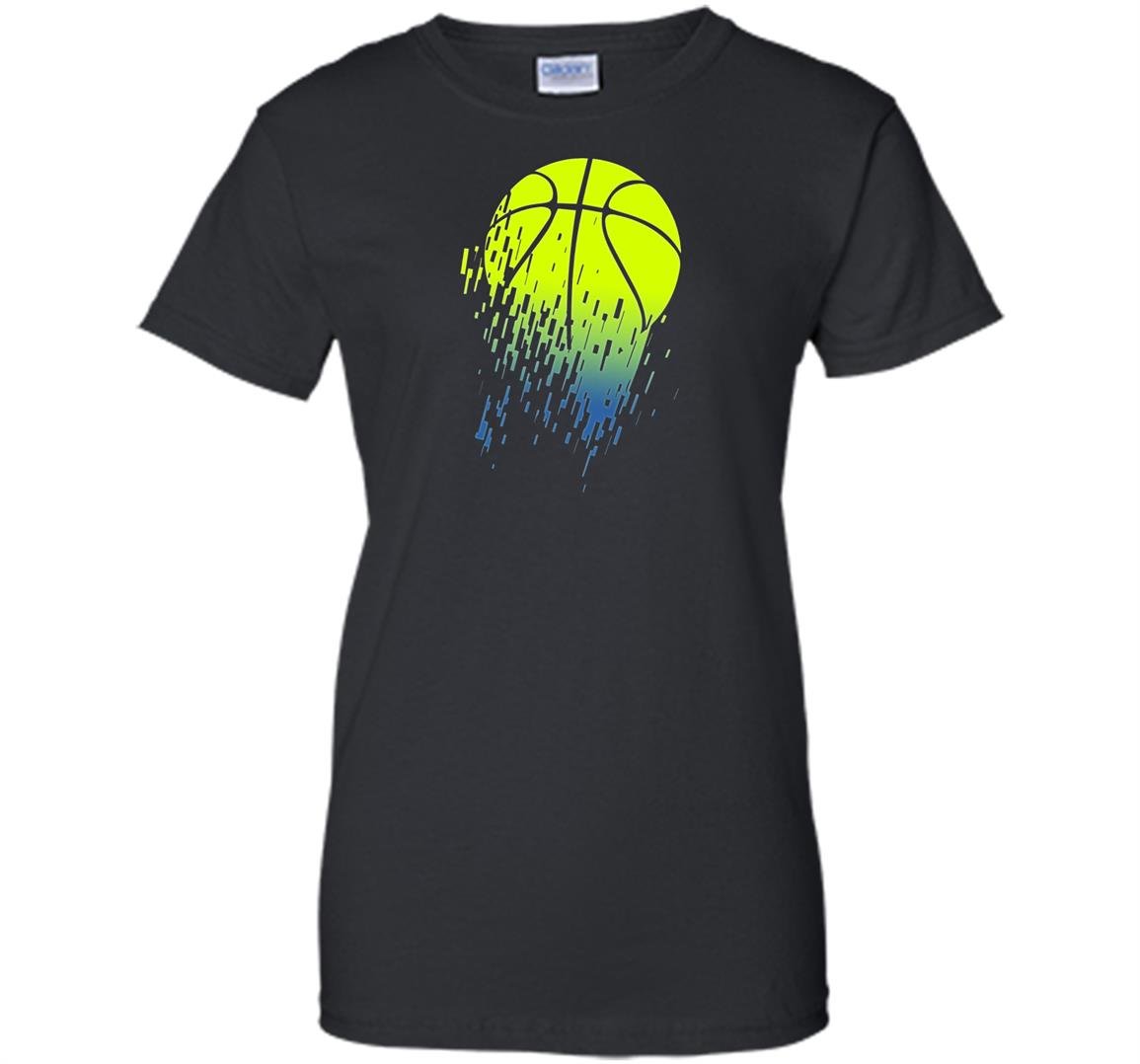 Disintegrating basketball graphic medium Women