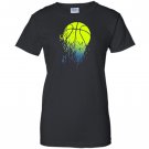 Disintegrating basketball graphic medium Women
