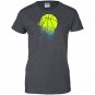 Disintegrating basketball graphic medium Women