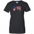 Donald trump flag 4th of july Women