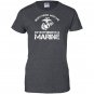 Dont mess with me my boyfriend is a marine bulldog Women