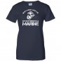 Dont mess with me my boyfriend is a marine bulldog Women