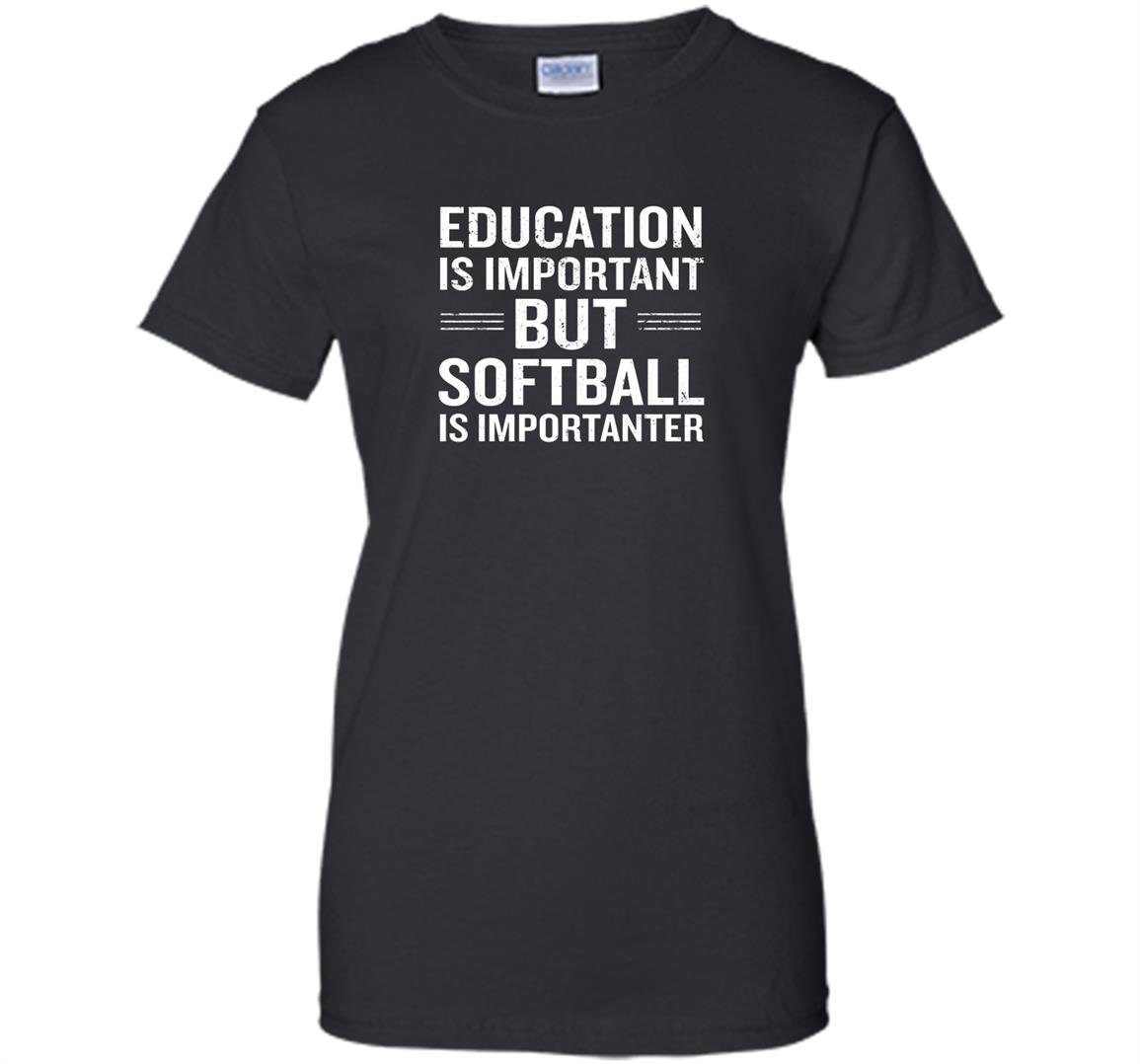 Education is important but softball is importanter Women