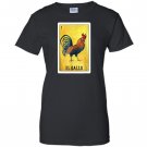 El gallo chicken mexican rooster loteria card Women