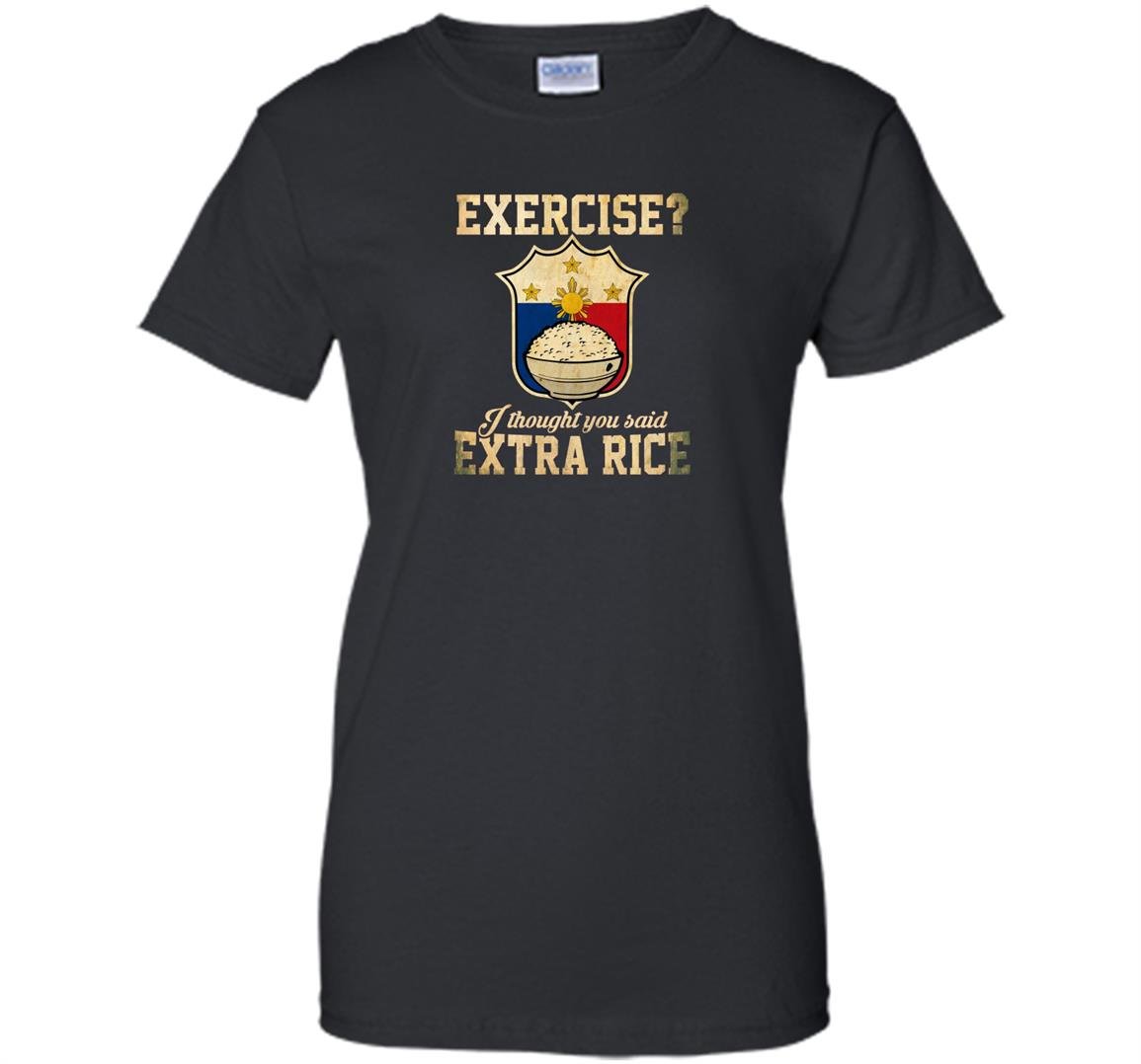 Exercise i thought you said extra rice Women