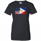 Filipino american half philippines half america flag Women