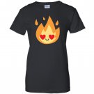 Fire flame emoji heart eye Women