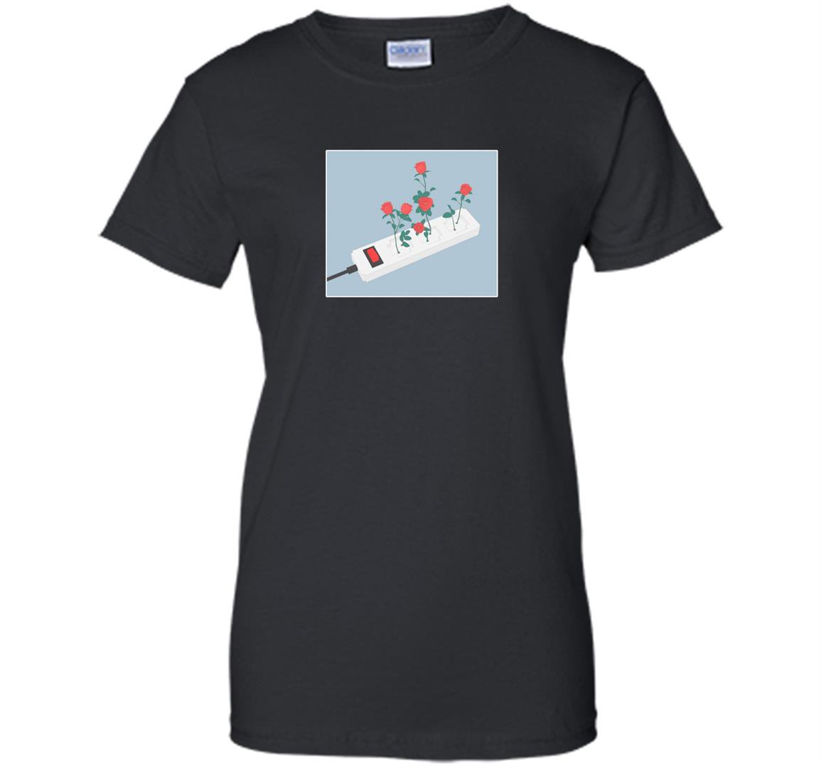Flower aesthetic vaporwave digital medium Women