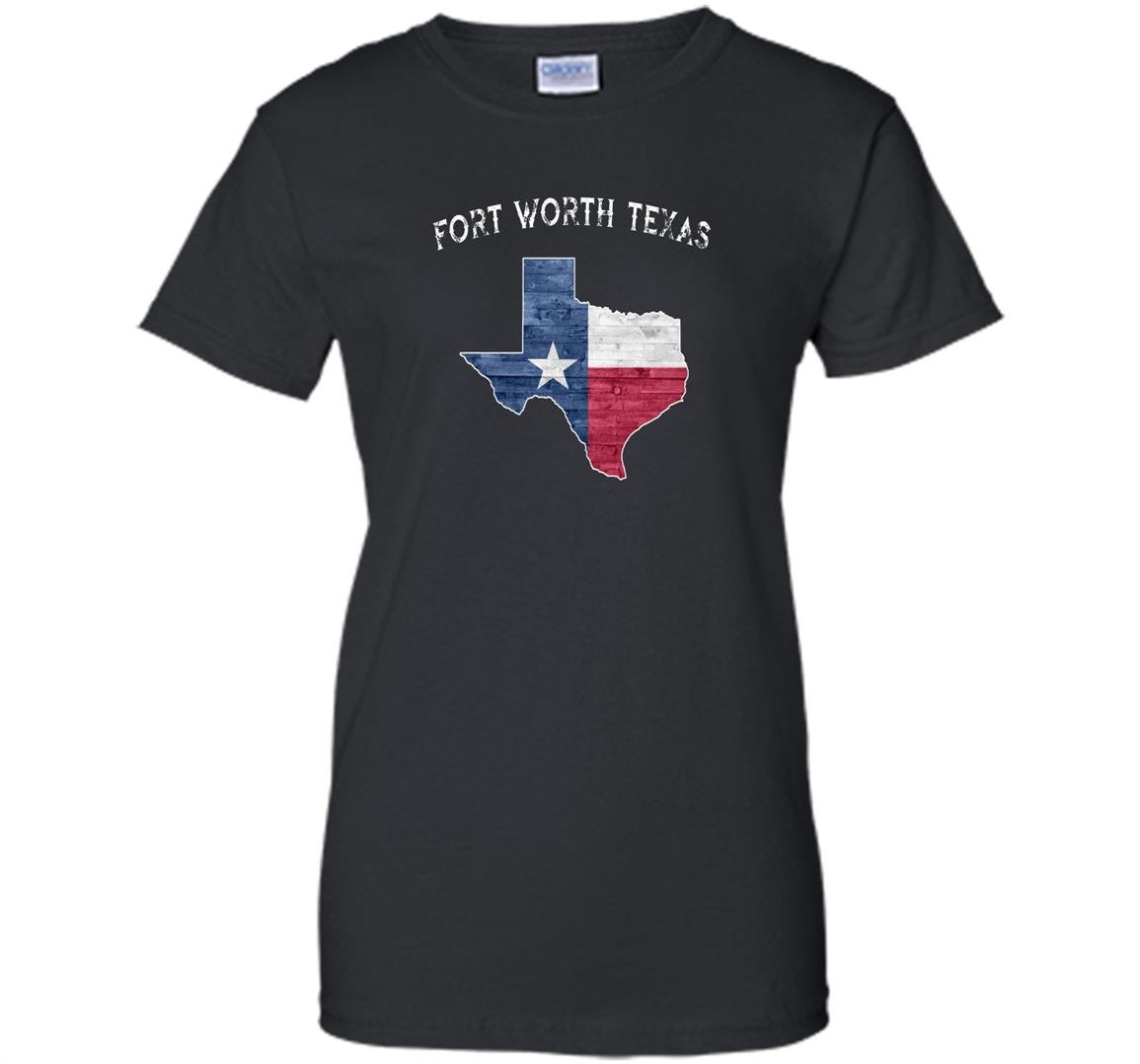 Fort worth texas vintage state of texas flag Women