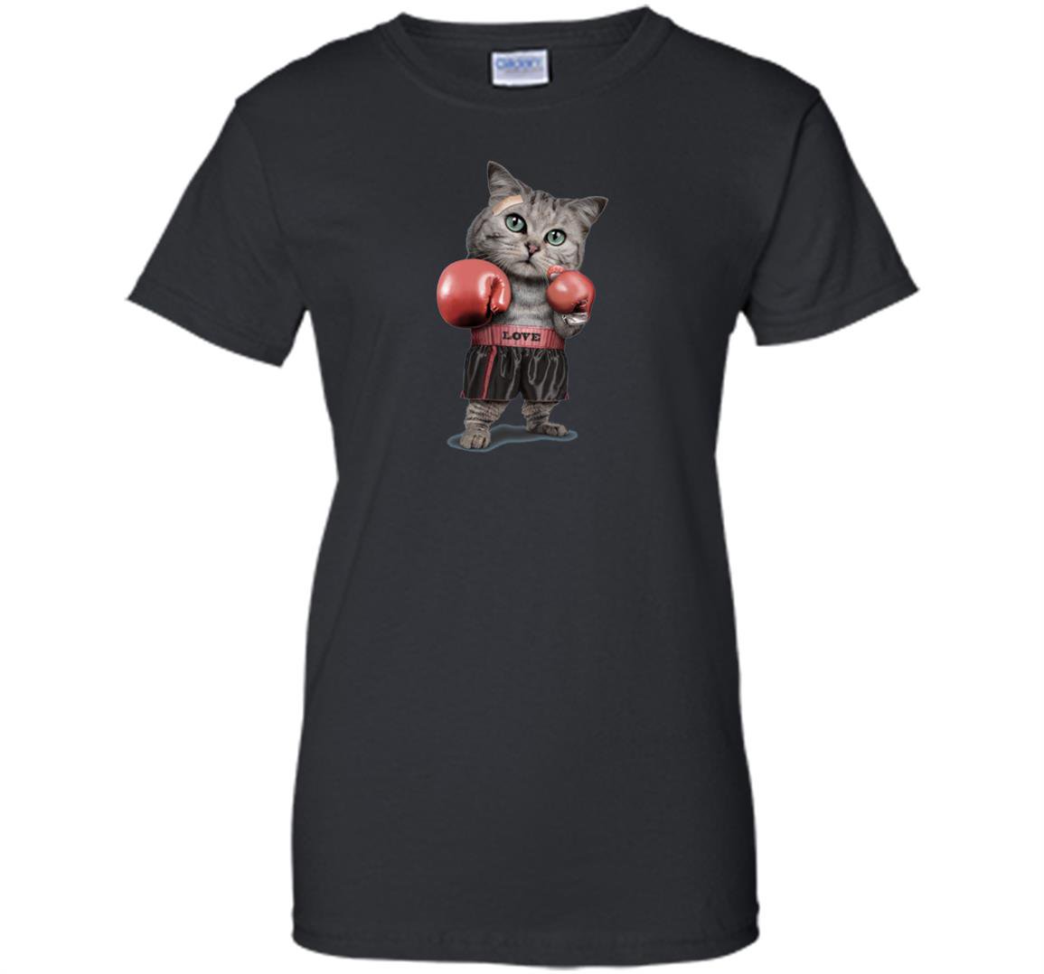 Funny boxing cat lovers gifts Women