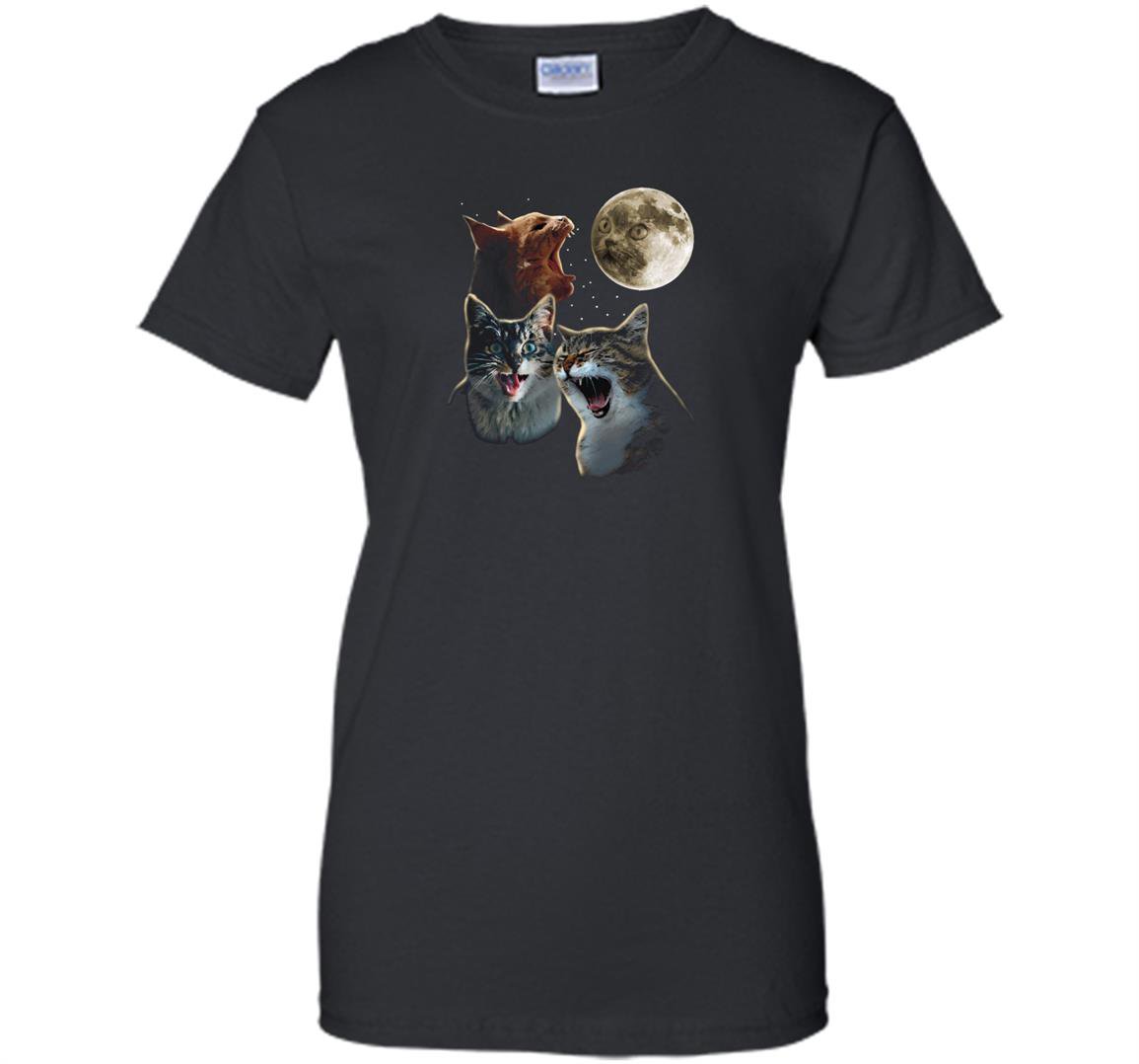 Funny cat three wolf moon parody Women
