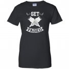 Funny get faded razor barbers haircut quote gift Women