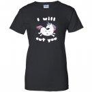 Funny ill cut you unicorn animal magical meme Women