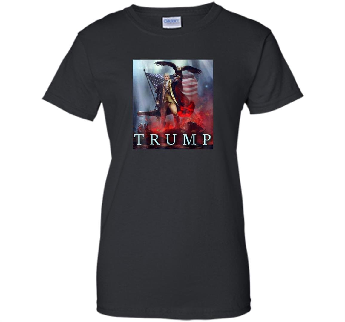 Funny president trump patriotic eagle party Women