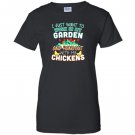 Funny work in my garden hang out with my chickens Women
