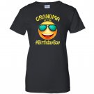 Grandma of the birthday boy emoji gift for party Women