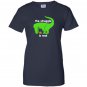 Green t-rex the struggle is real funny dinosaur t-rex Women