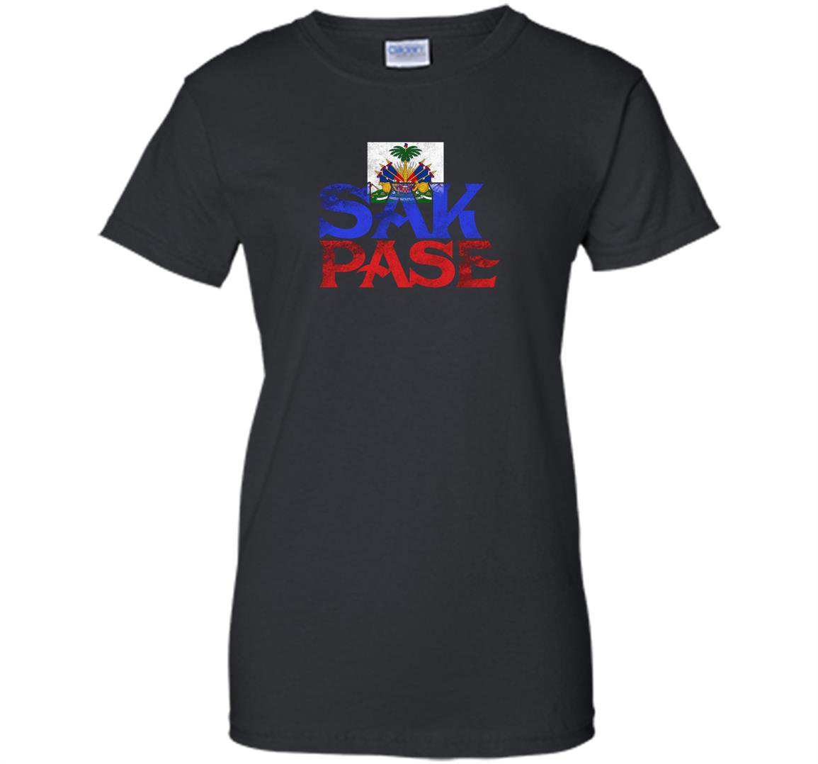 Haitian sak pase pride flag i love haiti roots Women