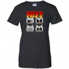 Hiss kiss cats kittens rock funny Women