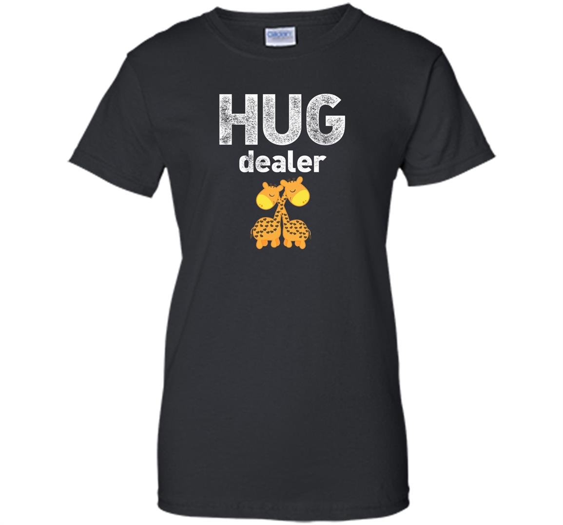 Hug dealer cute giraffes hugging Women